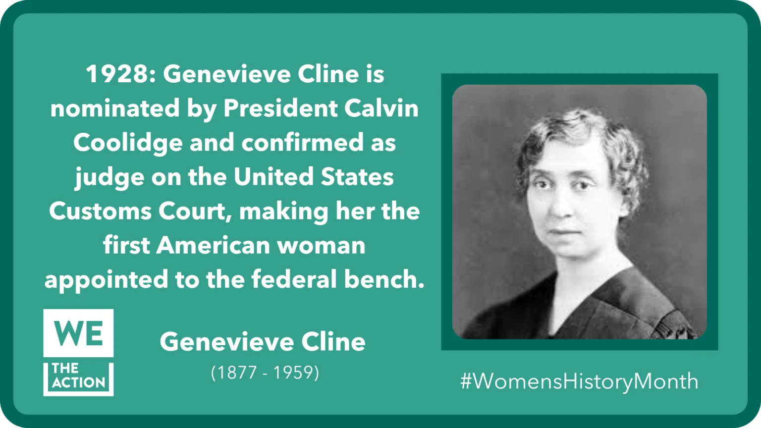Women's+History+Month+-+Genevieve+Cline