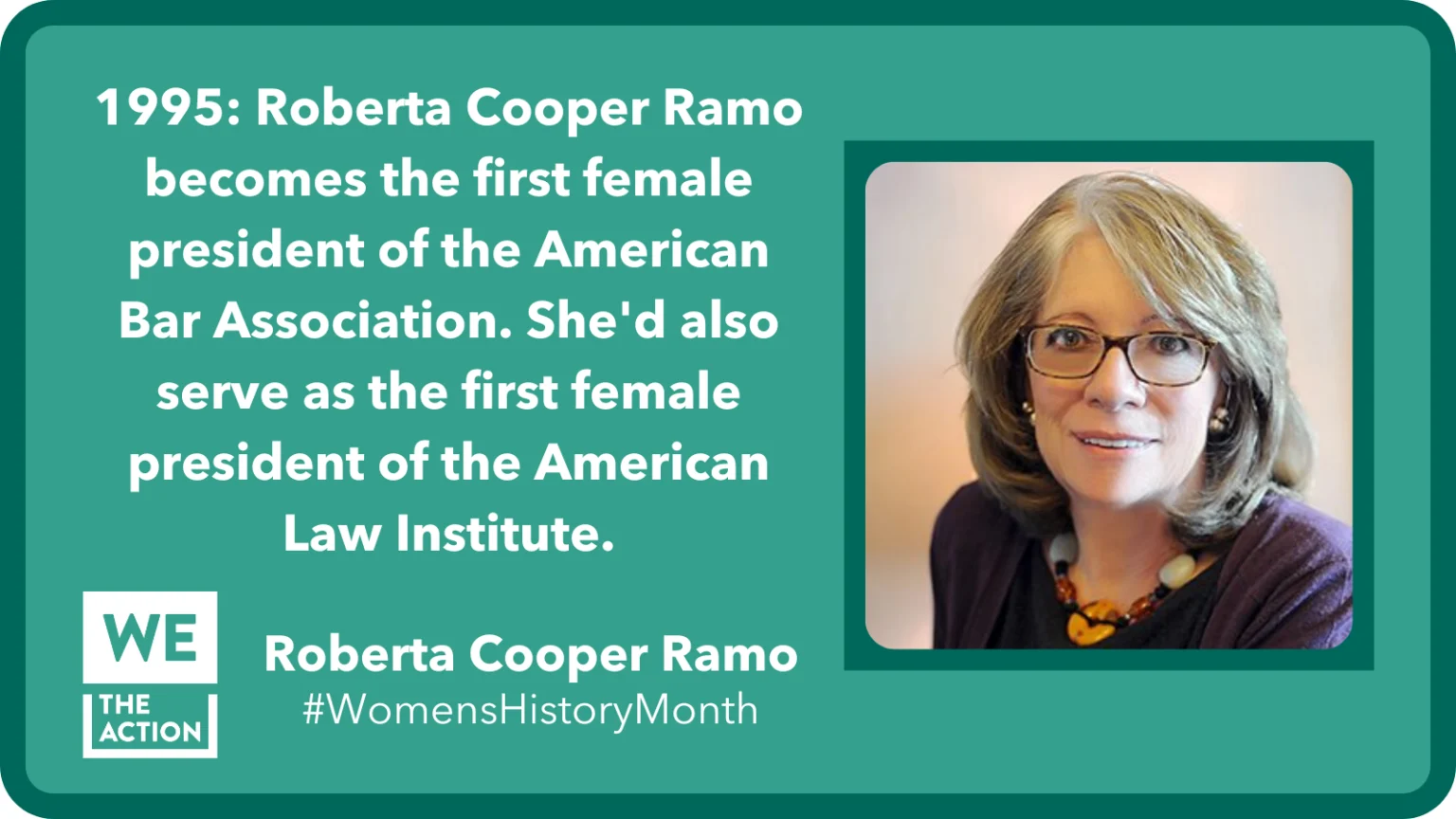 Women's+History+Month+-+Roberta+Ramo+Cooper