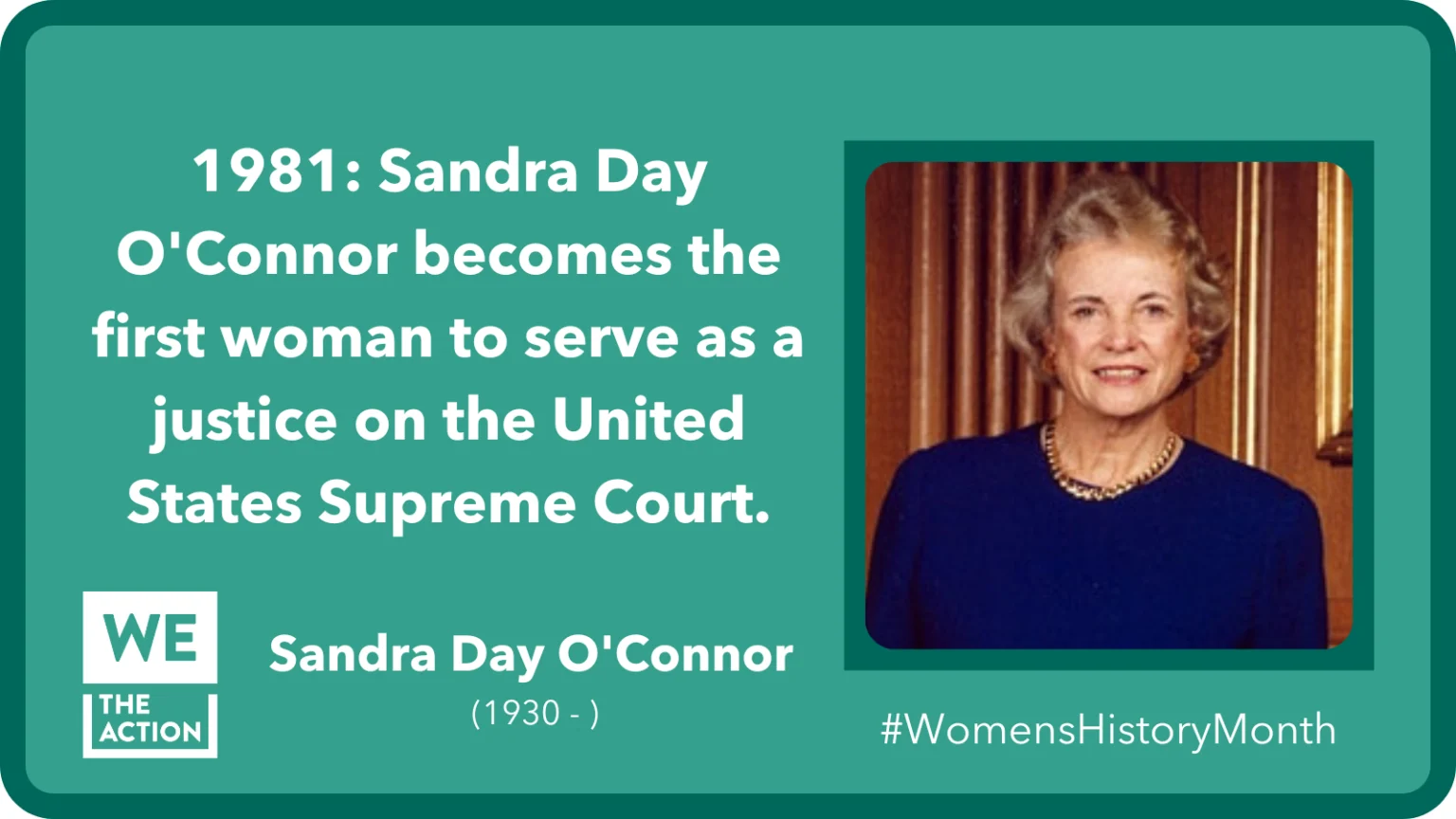 Women's+History+Month+-+Sandra+Day+O'Connor